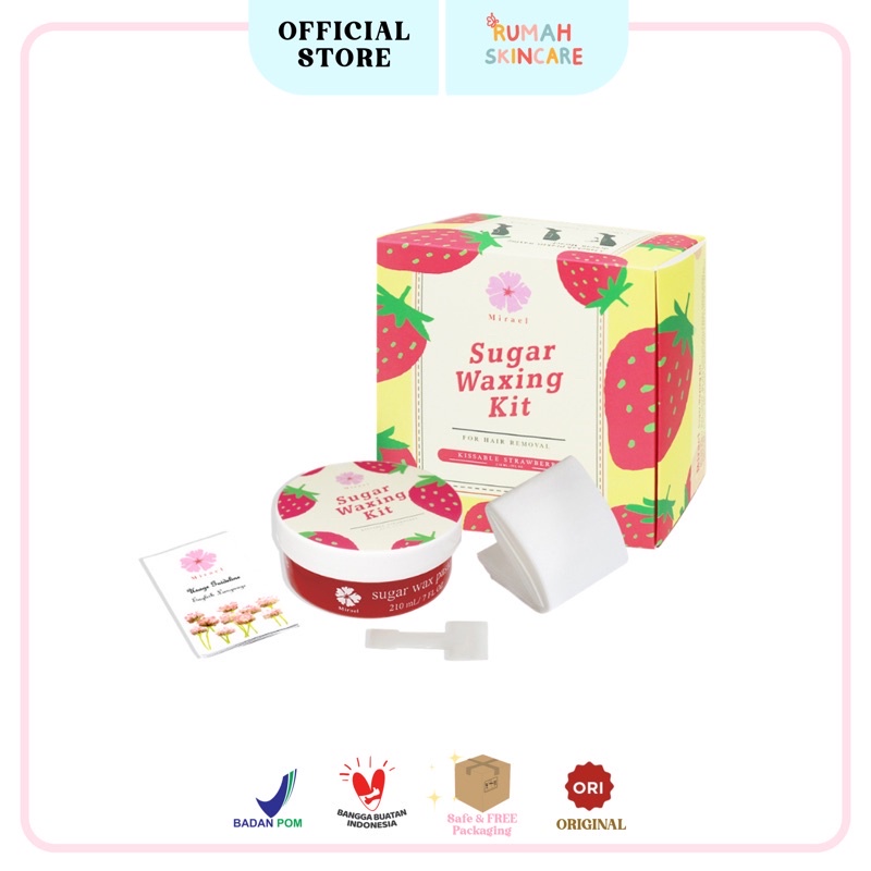 MIRAEL Strawberry Sugar Waxing Kit