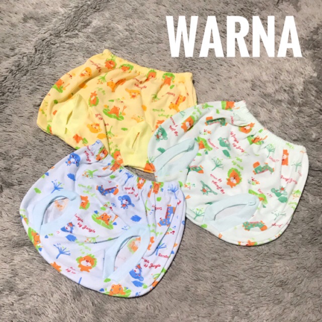 (ISI 3) Celana Pop Bayi / Celana Kacamata Bayi Motif