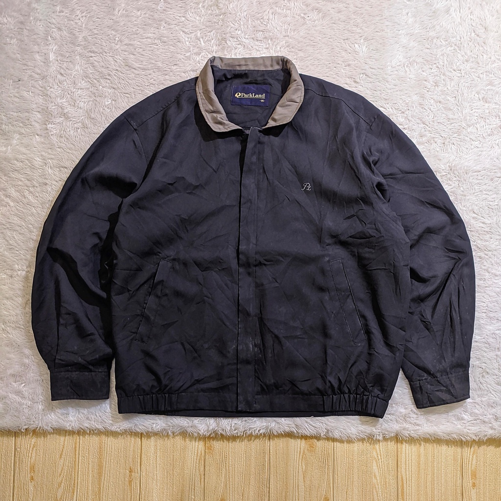 206 - Jaket Harrington Pria Parkland Cowok Kasual Second Murah Bekas Original