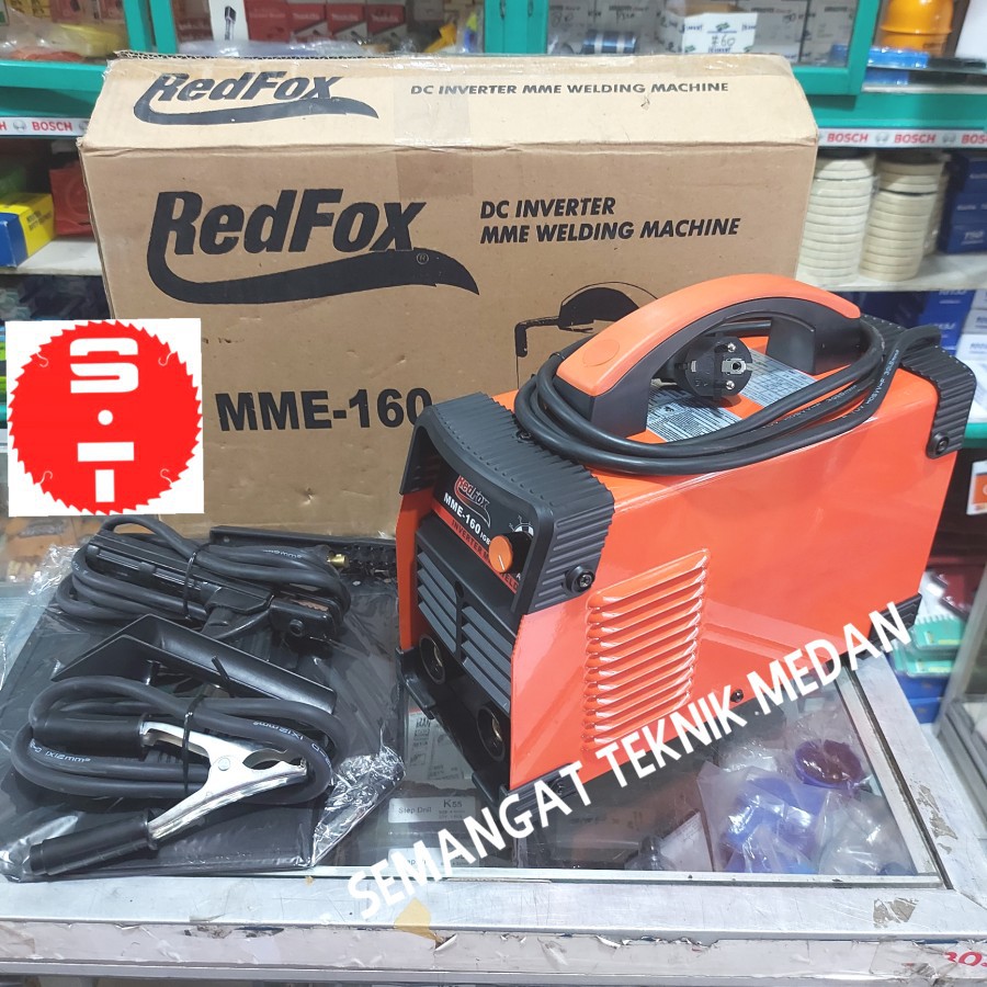MME-160 MESIN TRAFO LAS IGBT WELDING MACHINE 900W 160A REDFOX MME 160