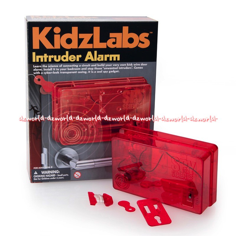 Kidzlabs Intruder Alarm mainan anak membuat alarm pintu sendiri dengan menghubungkan sirkuit listrik