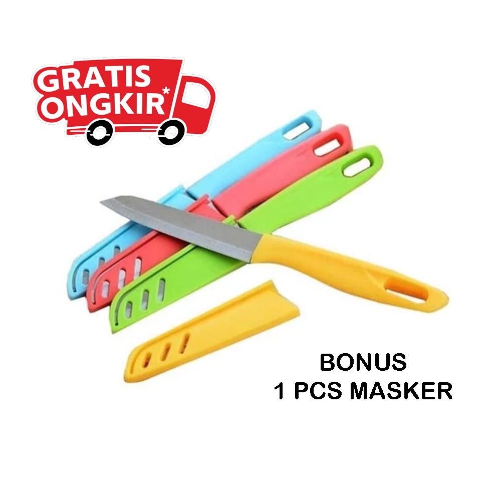 Pisau Buah Buahan dan Sayur Stainless Steel stenlis | Piso Pisau Dapur Mini Kecil Tajam