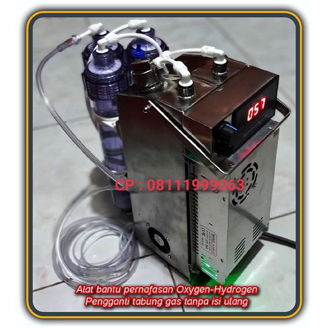 Oxy-Hydrogen Therapy Alat Bantu Pernafasan Pengganti Tabung Oksigen