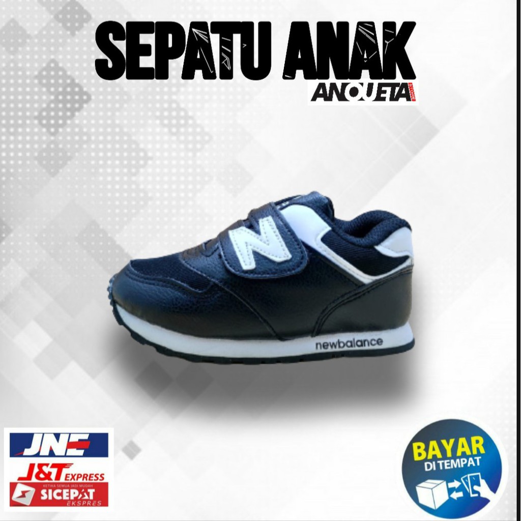NB03 SEPATU ANAK LAKI LAKI CEWEK COWOK PEREMPUAN SEKOLAH CEWE SPORT UMUR 1 2 3 4 5 6 7 TAHUN TK SD