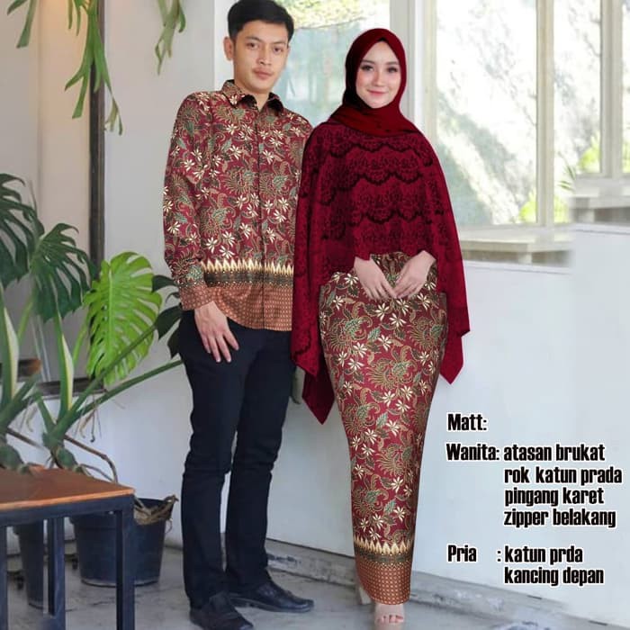 Paling Baru Kebaya Brokat Couple Suami Istri