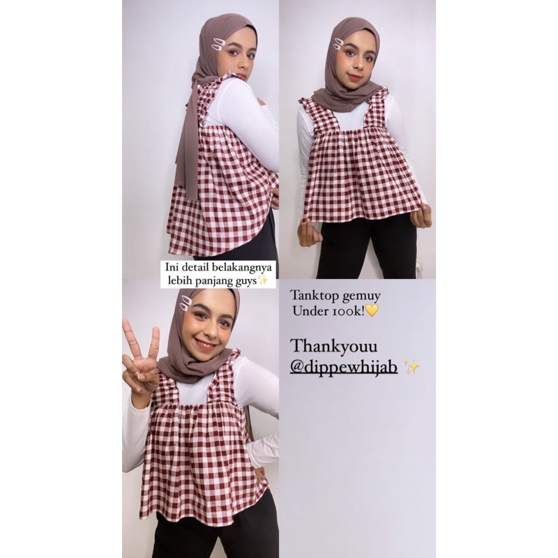 GINGHAM TOP by Dippew