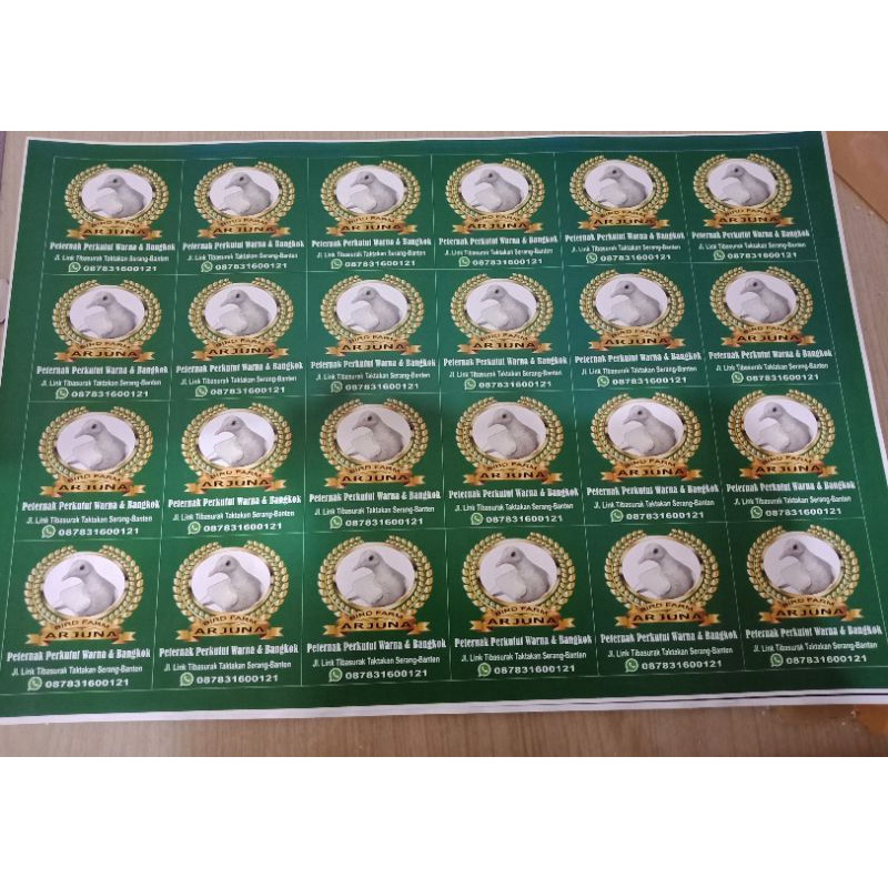 

Cetak Sticker Bontax Biasa A3+ dan Design