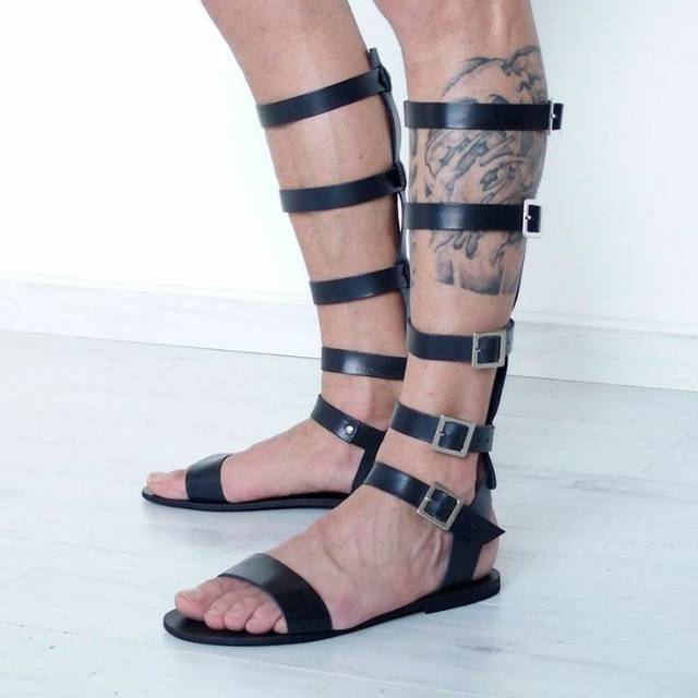 Sandal Kulit Gladiator