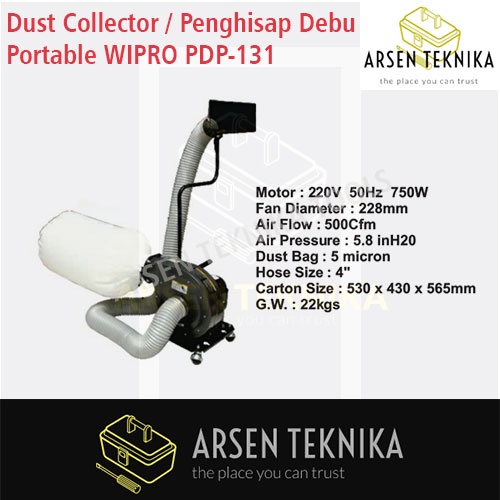 Penghisap Debu Dust Collector Portable WIPRO PDP-131 PDP131