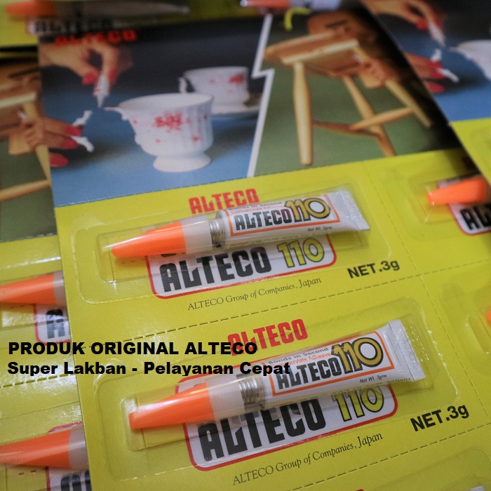 Lem Super Glue Alteco Instant Cyanoacrylate Adhesive Japanese Technology Patent Super Strong