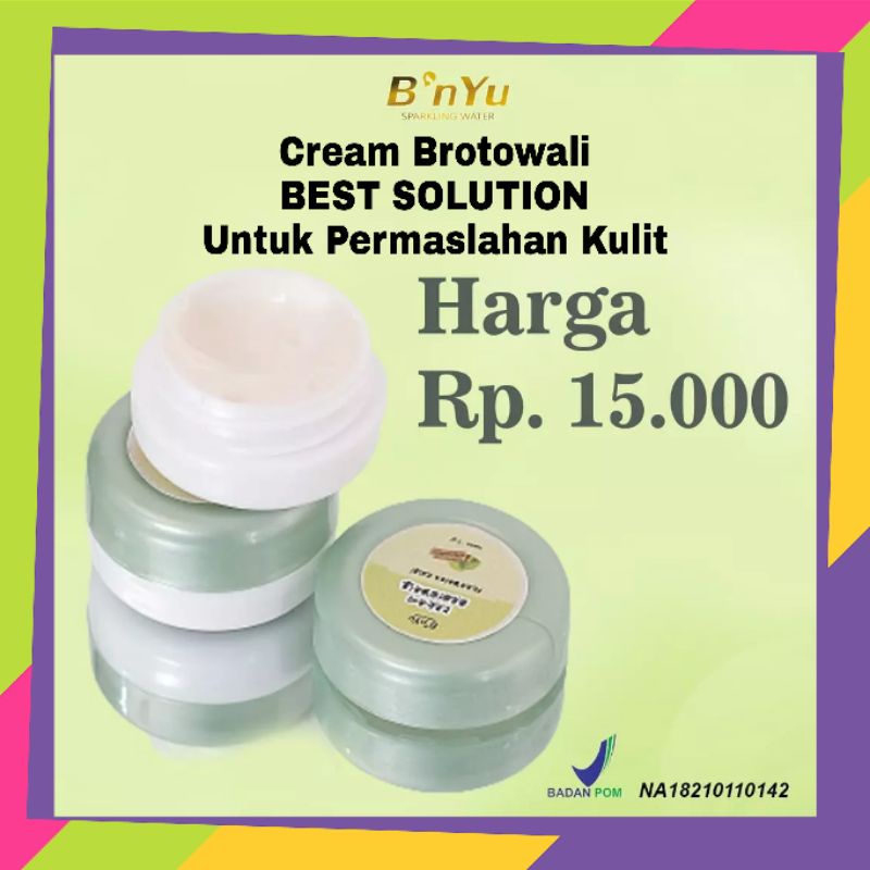 Bnyu Cream Brotowali Cream buat gatal2,jerawat,panu,kadas,kurap,kutu air