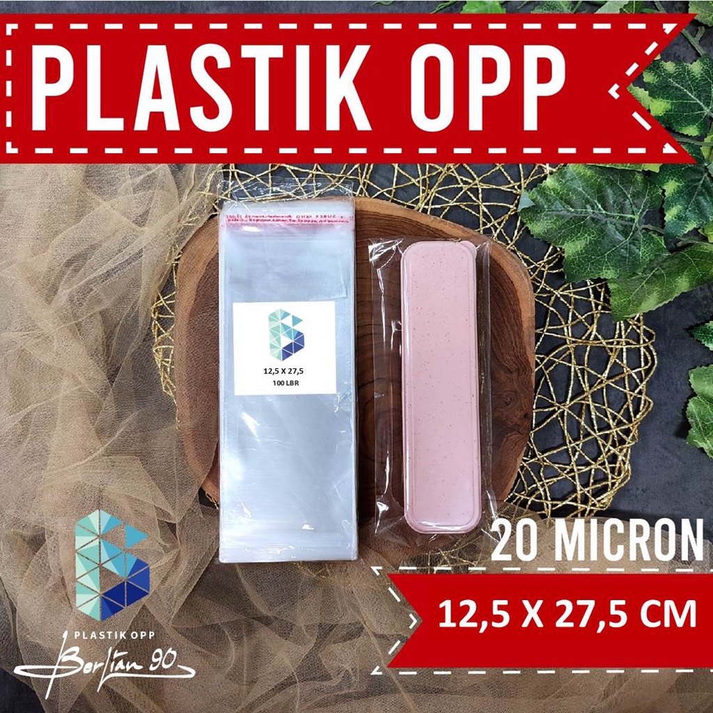 

PLASTIK OPP 12,5 X 27,5 CM 20 MIC / PLASTIK BLANGKO / PLASTIK SOUVENIR / PLASTIK KEMASAN BENING LEM TERMURAH