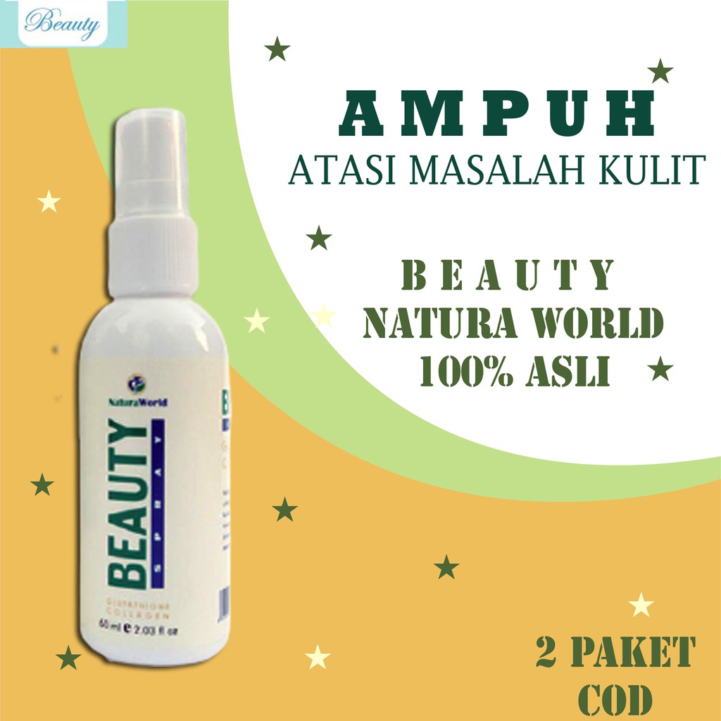 Beauty natura spray / natura beauty spray original naturaworld asli