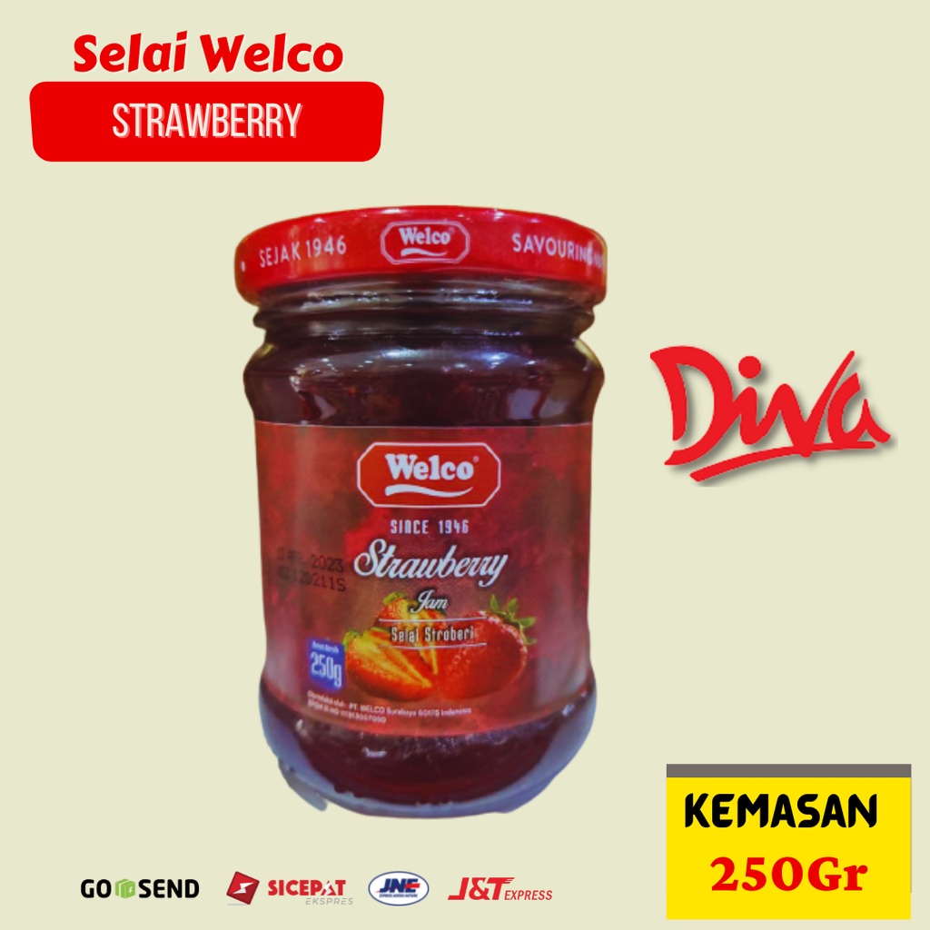 

[250gr] Selai Welco Strawberry | Welco Strawberry