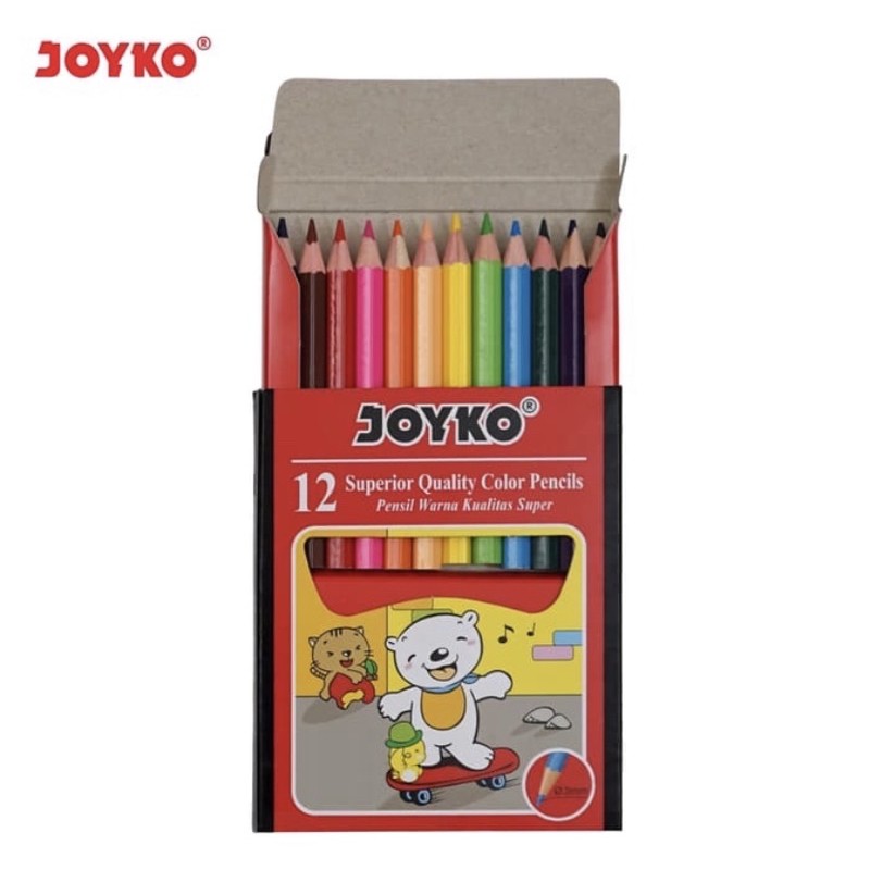 PENSIL WARNA JOYKO PENDEK WOODLESS