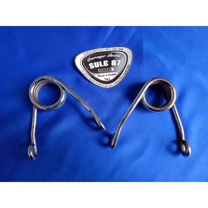 Per jok penitik untuk jok motor custom chopper, motor inggrisan