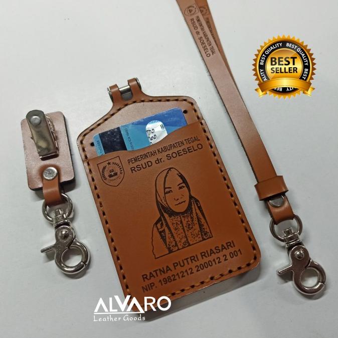 

[[COD]] ID CARD HOLDER KULIT - NAME TAG KULIT CUSTOM - NAME TAG ID CARD HOLDER HEMAT Kode 277