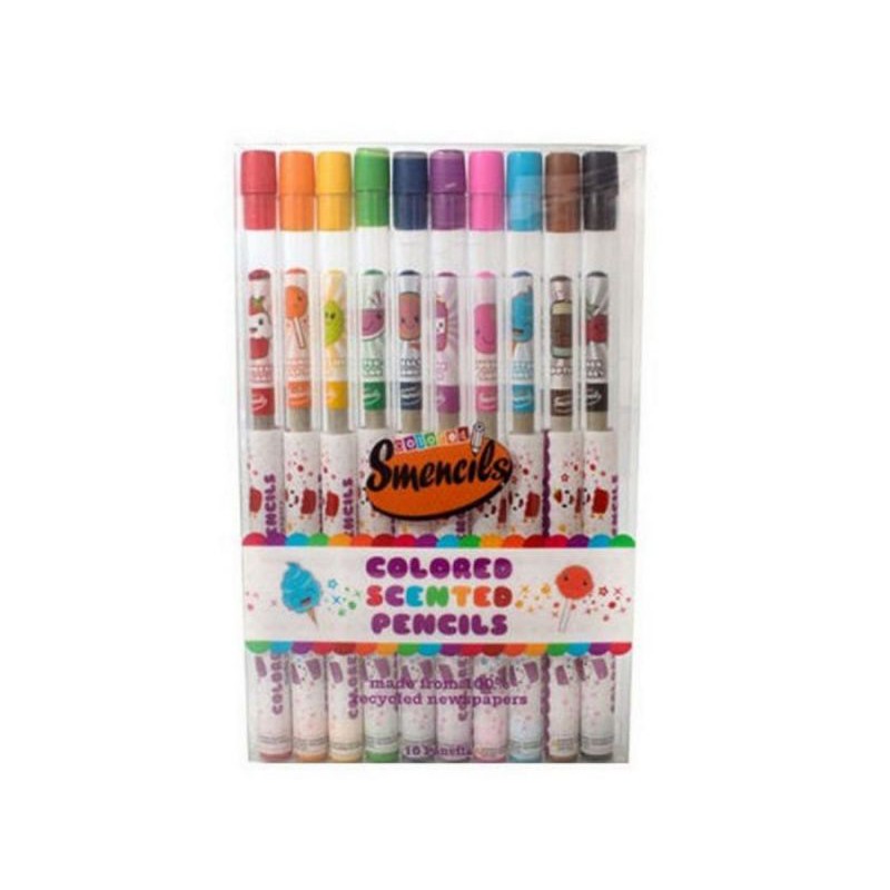 

Smencils Colored Pencil 10 scent pensil warna original