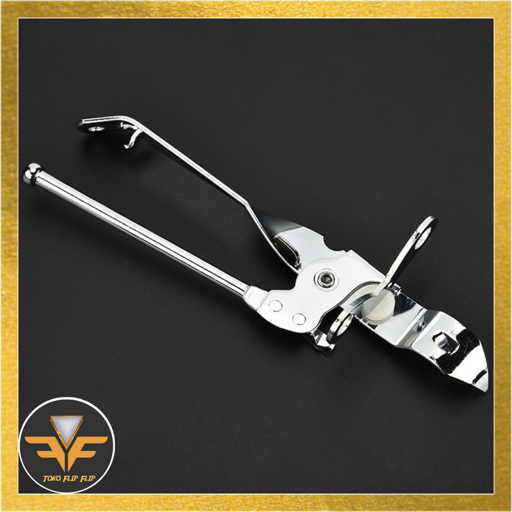 Alat Pembuka Kaleng Stainless / Bukaan Tutup Botol dan Kaleng / Can Opener Stainless Serbaguna