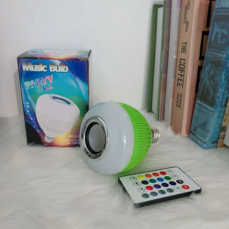 Lampu bohlam musik bluetooth