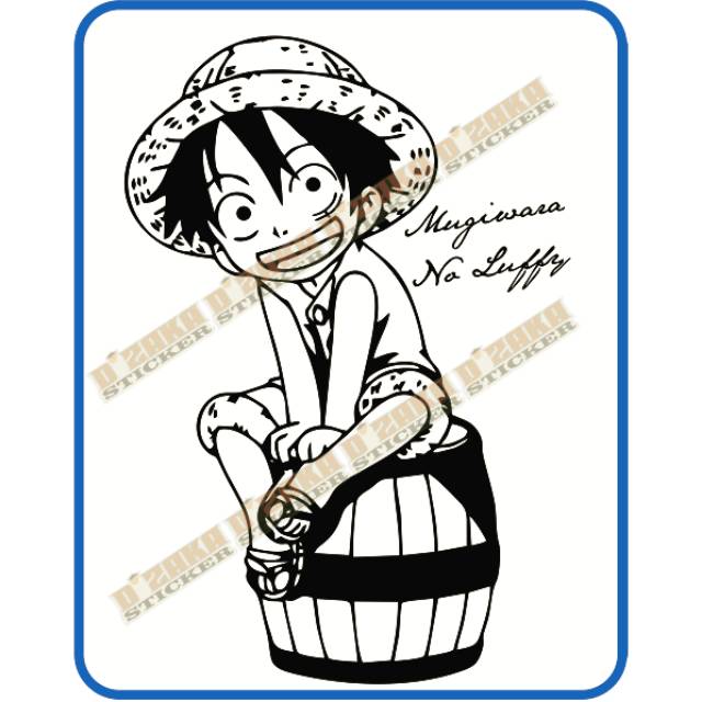 

STICKER CUTTING MUGIWARA NO LUFFY