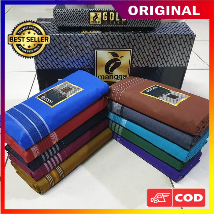 mangga gold Sarung  Polos Warna