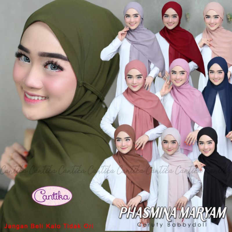 Phasmina Maryam Original Cantika Hijab