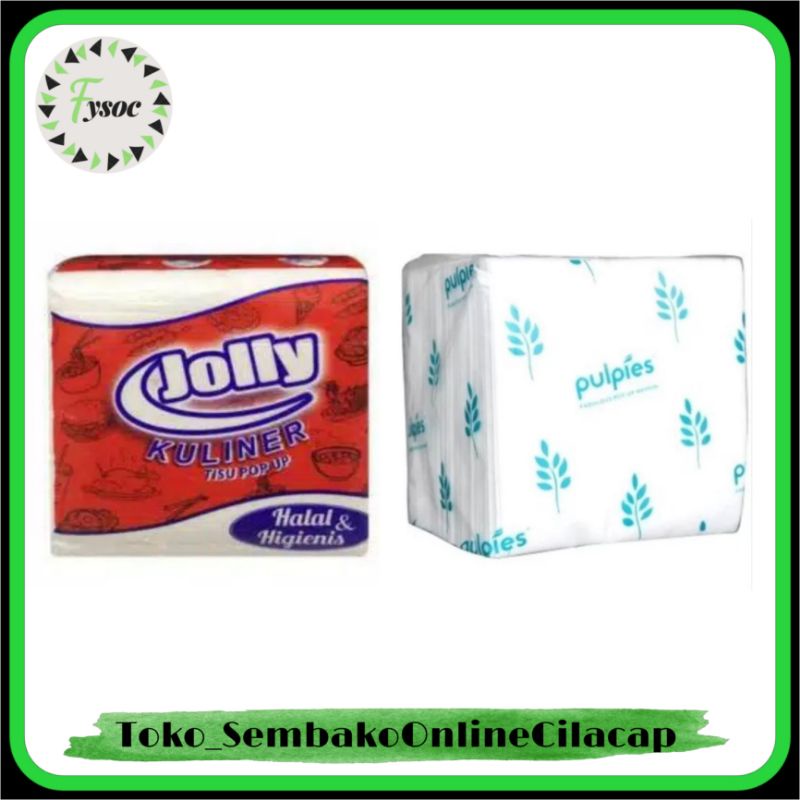 TISSUE JOLLY PULPIES KULINER TISU POP UP