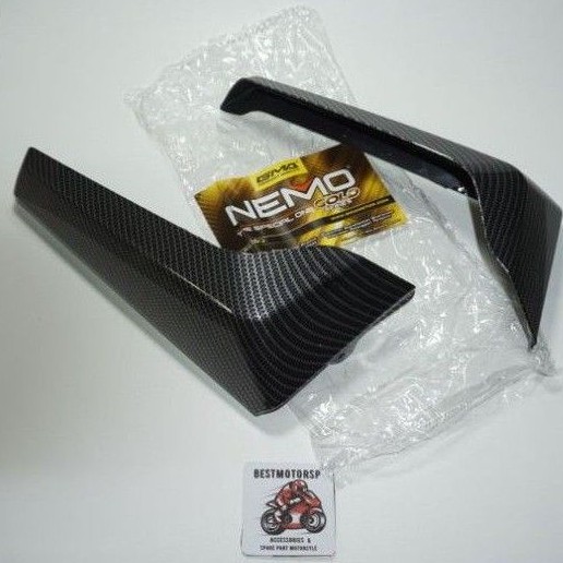 Winglet Kaki Yamaha Nmax 155 Nemo Original Carbon Winglet Karbon