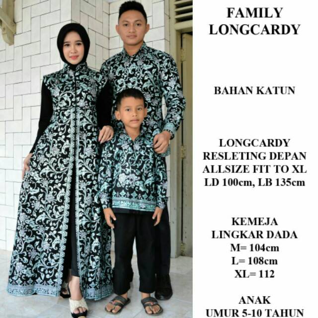 GROSIR BATIK FAMILY LONGCARDY