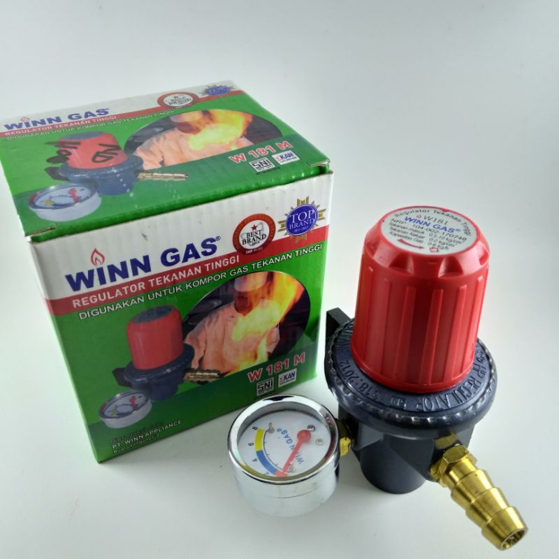 Regulator Kompor Gas Tekanan Tinggi Win Gas Manometer