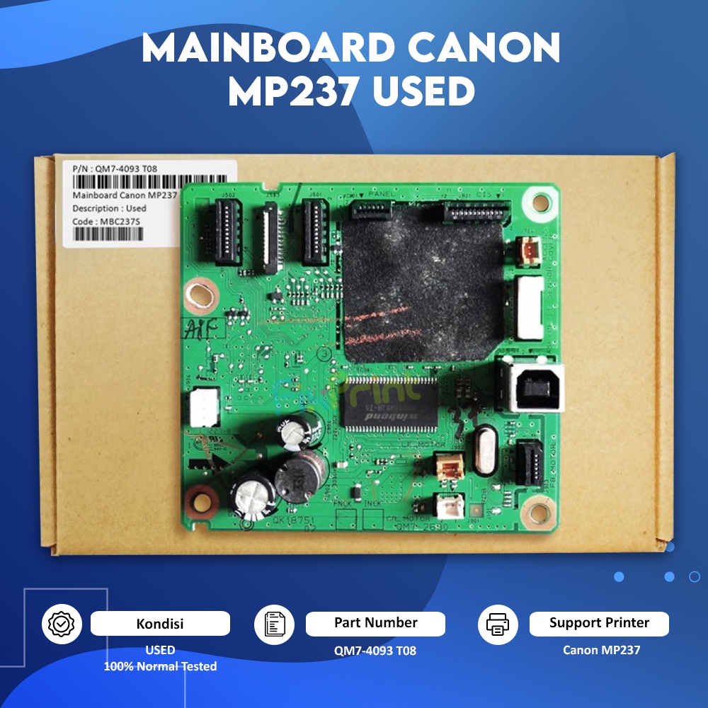 Board Printer Canon MP237, Mainboard Canon Mp237, Motherboard MP237 Us