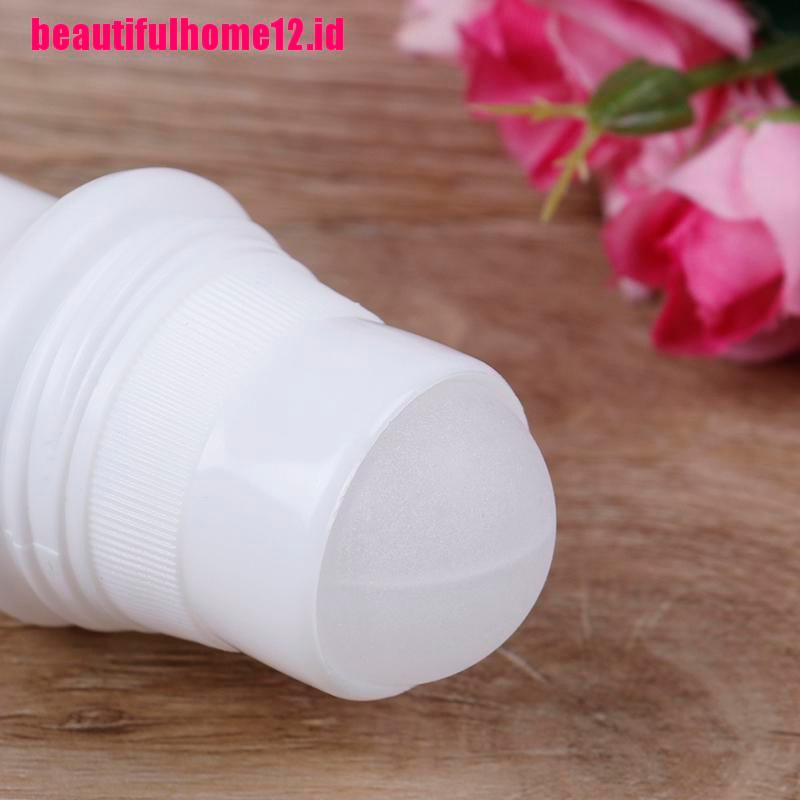 5pcs Botol Roll on Bahan Plastik Warna Putih Ukuran 30ml Untuk Parfum