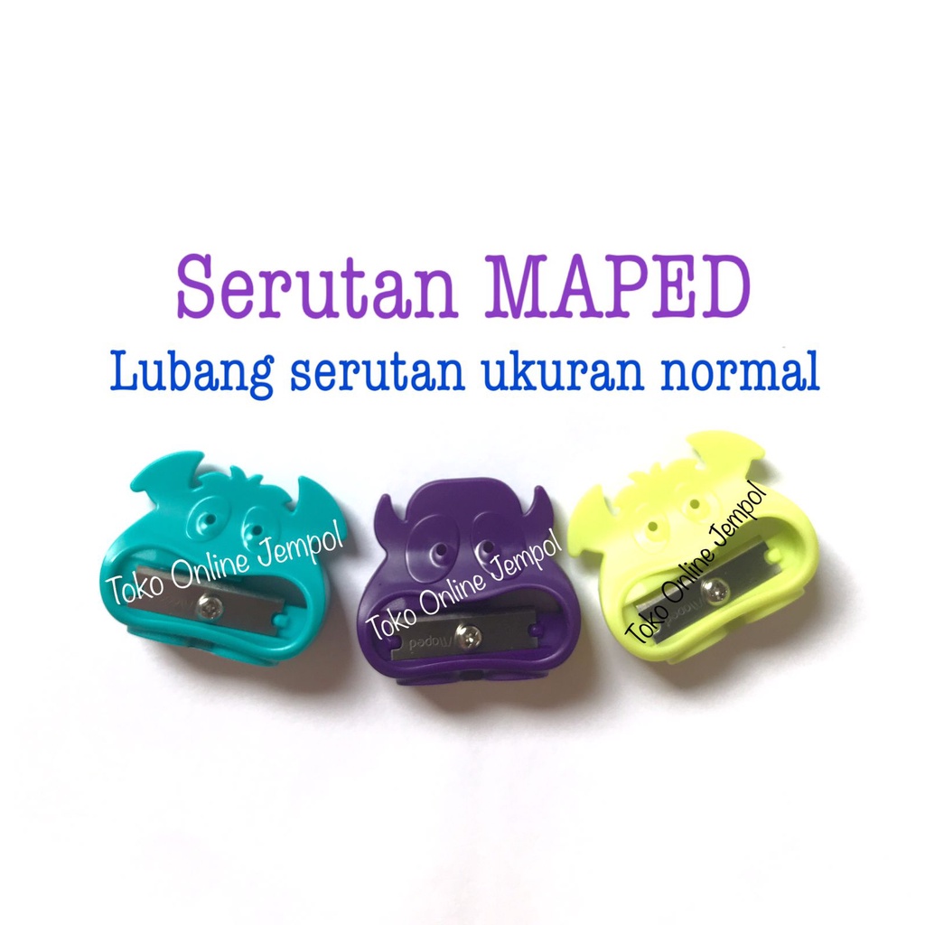 

Serutan MAPED Monster 635114 kerikan rautan pensil sharpener ATK1249MP