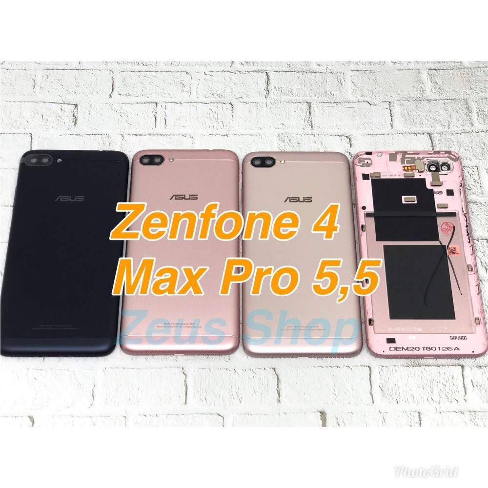 Backdoor Tutupan Baterai Back Casing Asus Zenfone 4 Max Pro 5.5inch ZC554KL X001D Original