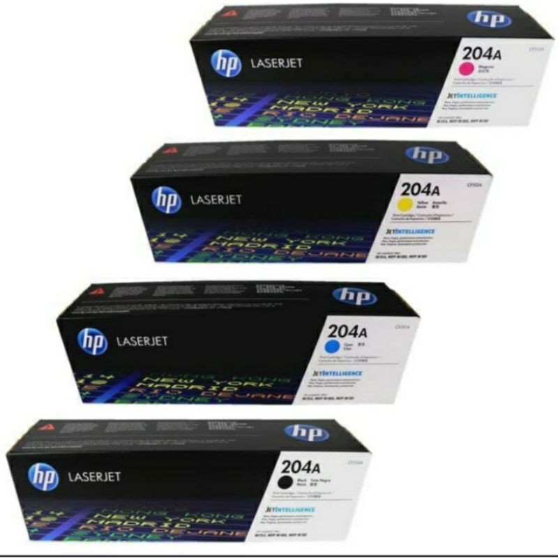 toner hp laserjet 204black+204colour 1set original for printer prom154,m180.m181