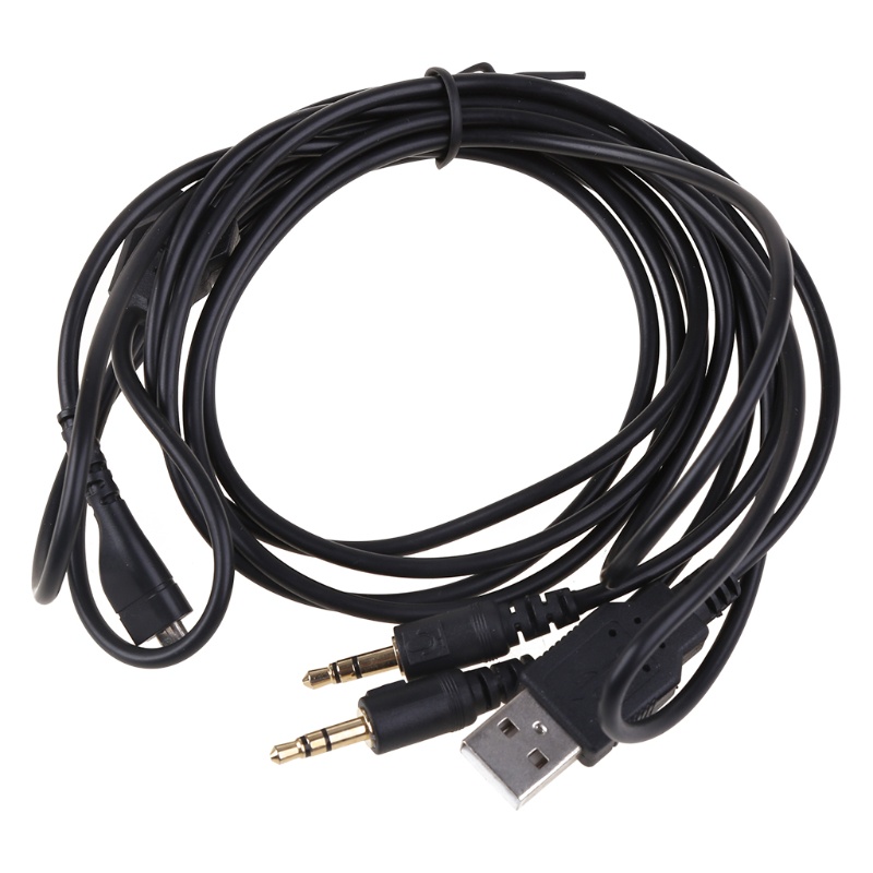 Bt 1.8m/6ft 4in1 Kabel 3.5mm Jack Headphone Kabel Pengganti Kabel Pengisian Untuk Arctis 75 3 Pro