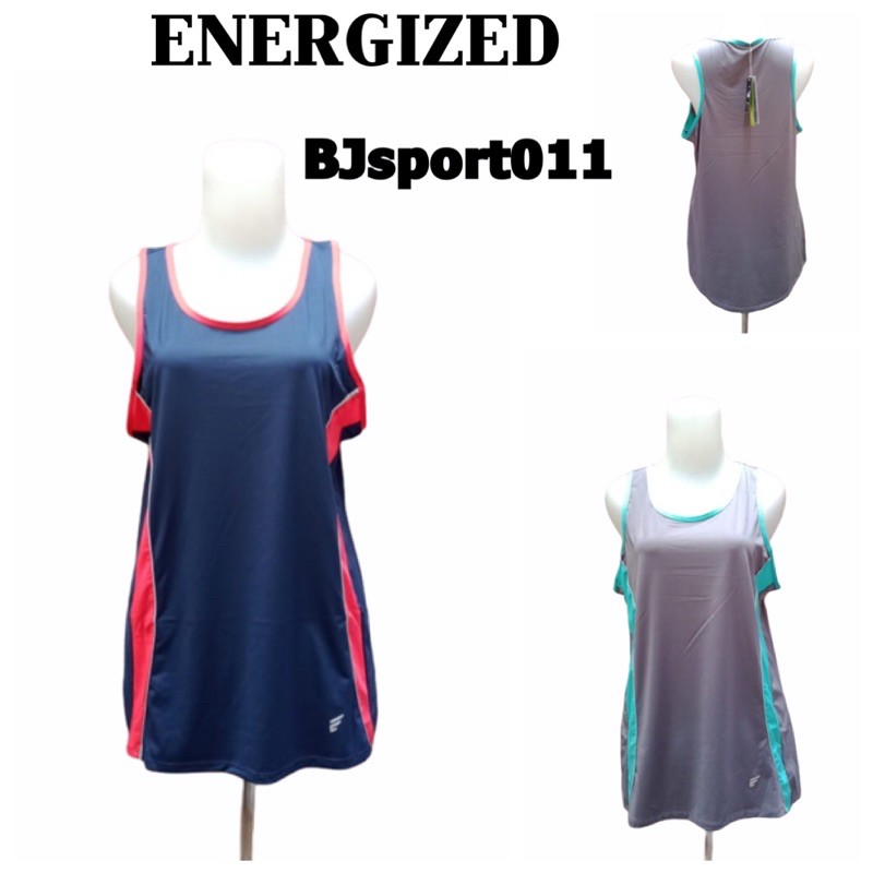 BJsport011 energized baju tanktop olahraga sport L
