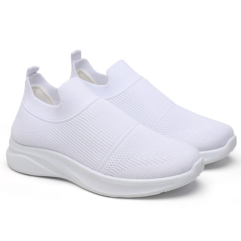 Sepatu Slip On Sneakers Wanita Import Tanpa Tali Fashion Korea Casual Sport Shoes 100-P