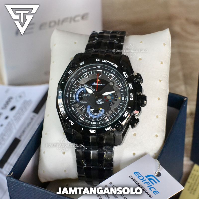 JAM TANGAN PRIA CASI0 EDIFICE STAINLESS STEEL ANALOG CHRONO TANGGAL ORIGINAL CASIO GARANSI MURAH CLA