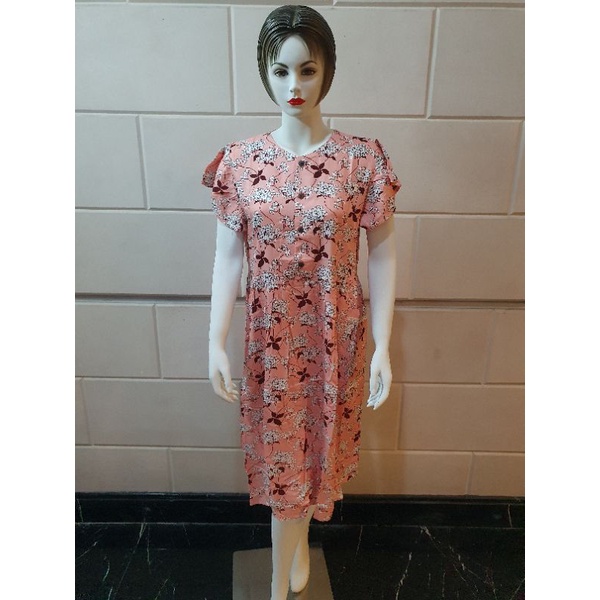 Daster Andin Motif Bunga Adem Best Seller Kekinian