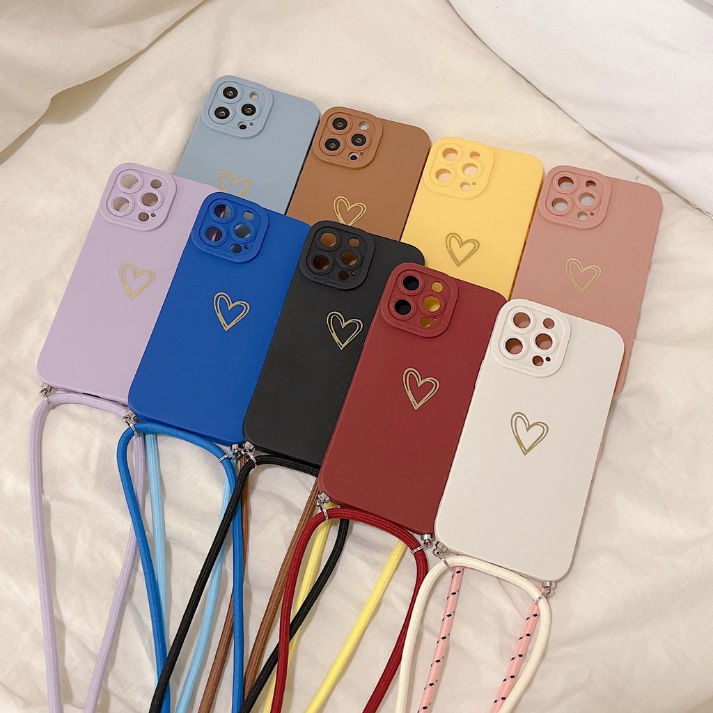 CC13 Tali DY11 Softcase Casing Proteksi Kamera for Iphone 6 6s 6+ 6s+ 7 8 X Xs Xr Max 11 12 13 Pro Max 14+ Plus and Infinix Hot 9 10 11 11s NFC 12 12i Play Note 8 12 Pro 5G Smart 5 6 6+