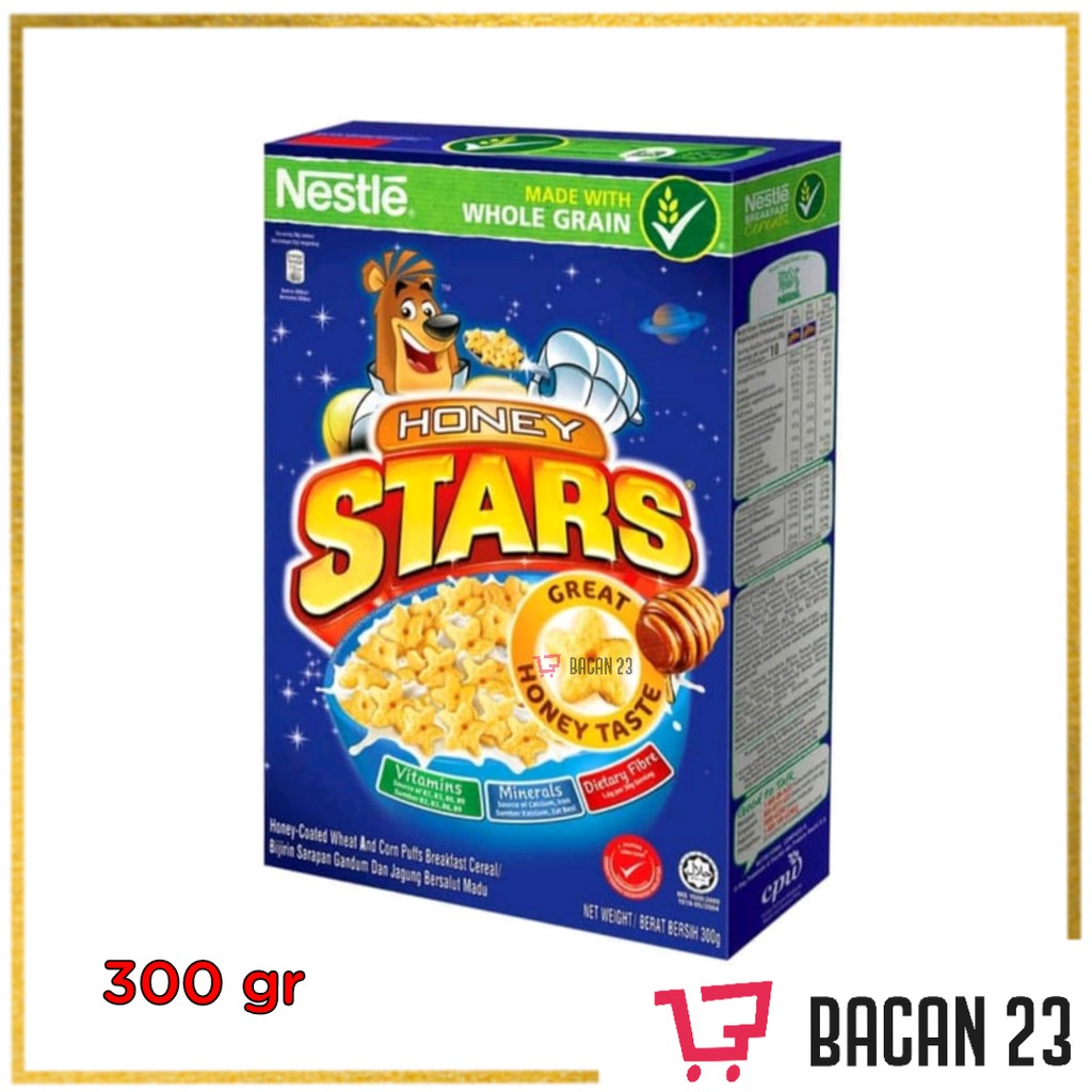 Nestle Honey Stars (300gr) / Sereal Star Rasa Madu / Bacan 23 - Bacan23