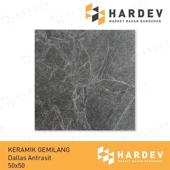 Keramik Gemilang 50x50 Dallas Antrasit
