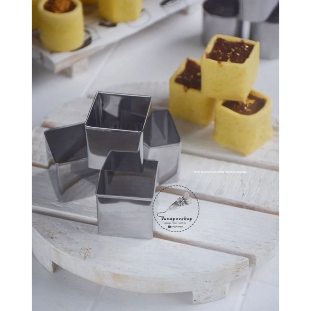 Ring Tartlet Kotak isi 12pcs / Ring Tarlet Kotak / Ring Pie