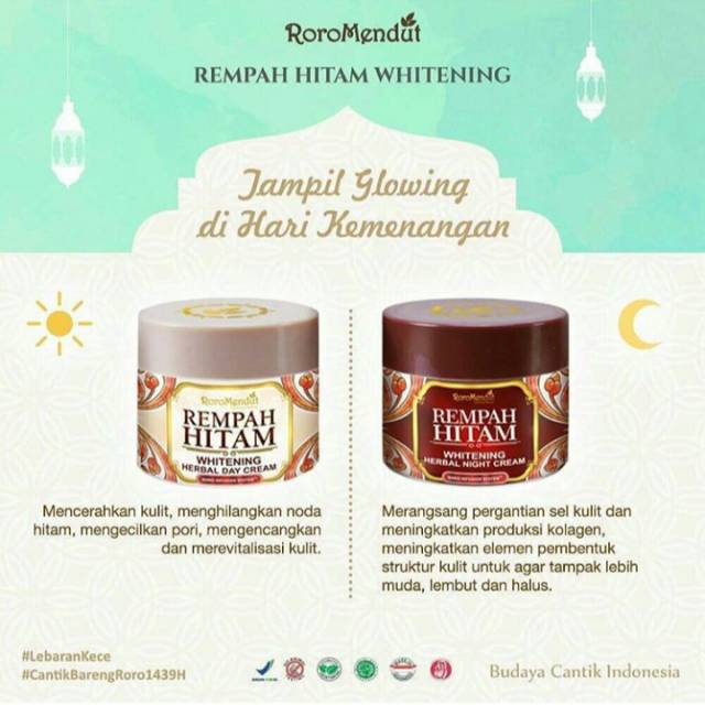 

Day&night krim rempah hitam roromensut
