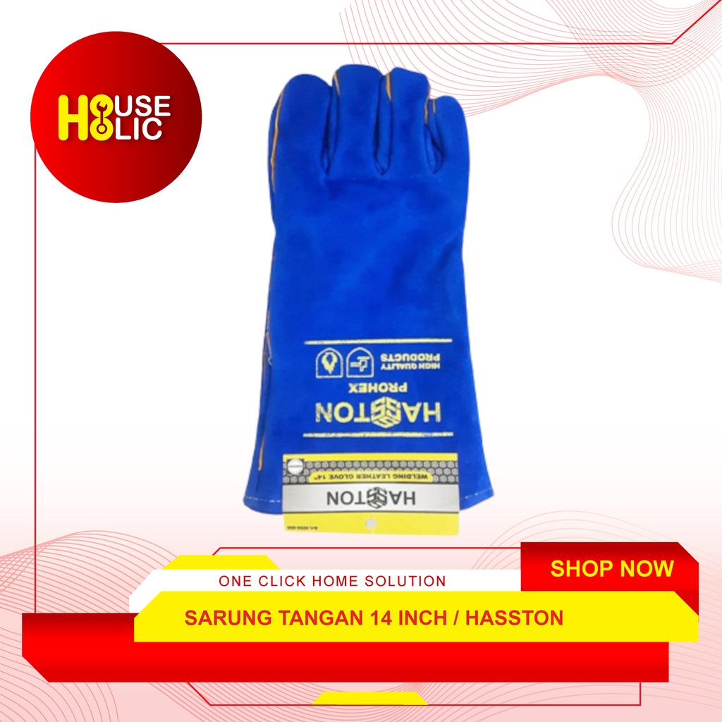 Sarung Tangan Kulit Las 14&quot; Inch / Welding Glove Hasston 4050-006