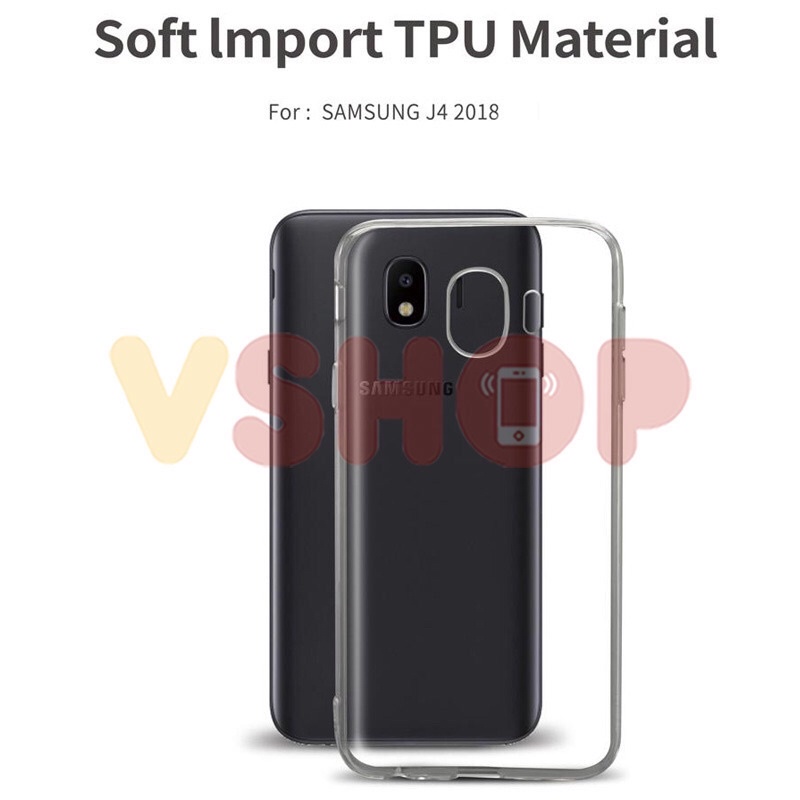 SOFTCASE TRANSPARAN SAMSUNG J4 2018 J400 PREMIUM CLEAR SOFT CASE