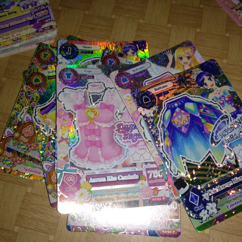 Aikatsu Premium Card Kartu Ichigo Aoi Sakura Otome Rare Versi 1 Angely Sugar Aurora Kiss