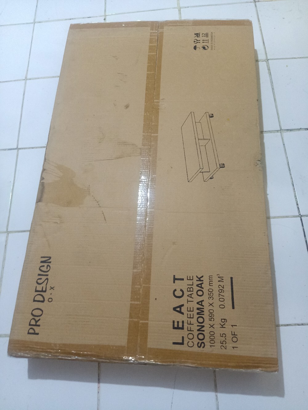 Pira Ox - Leact Meja Tamu/meja Samping - Sonoma Oak